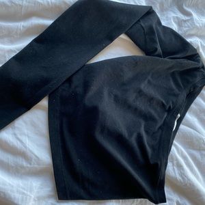 Cotton citizen black one shoulder top